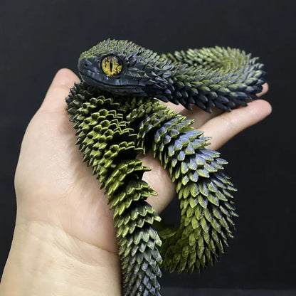 3D Printed Movable Joint Snake Fidget Toy