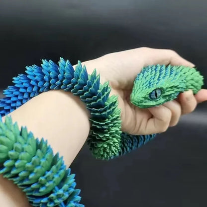 3D Printed Movable Joint Snake Fidget Toy