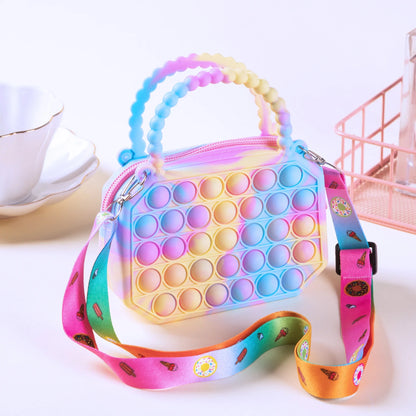 Pop Purse Silicone Sensory Push Bubble Bag