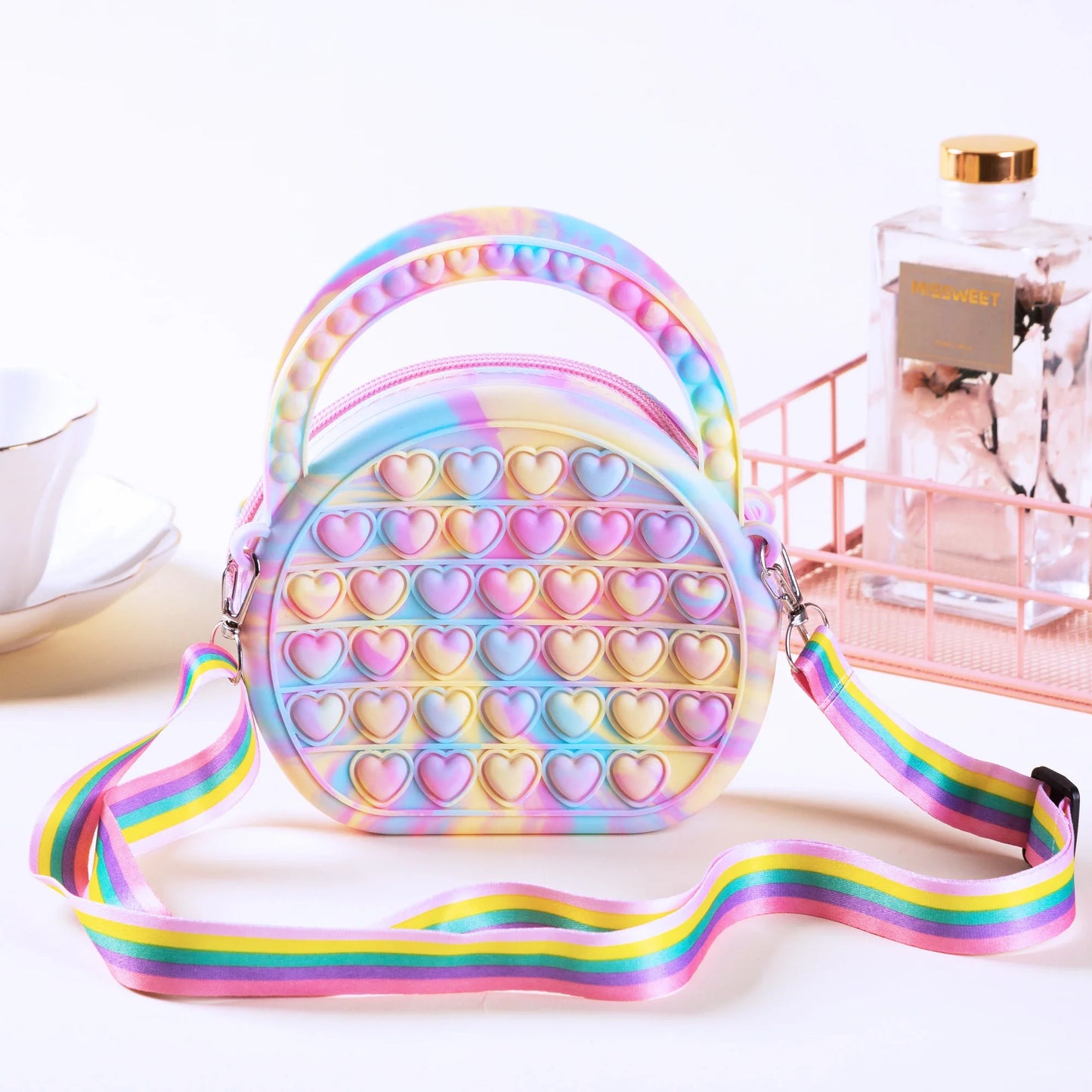 Pop Purse Silicone Sensory Push Bubble Bag