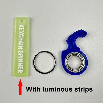Spinner Stress Toy Keychain Fidget Ring